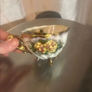 Vintage Napco Hand Painted Teacup